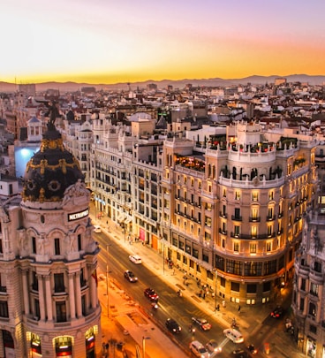 Vibrant mosaic architecture in Spain