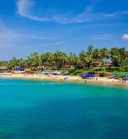 Goa beach at sunset